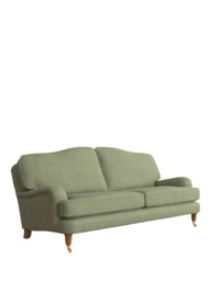 Laura Ashley Lynden Large 3 Seater Sofa, Teak Leg