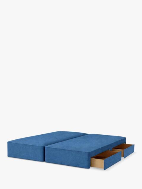John Lewis Pocket Sprung Upholstered 4 Drawer Divan Base, Emperor