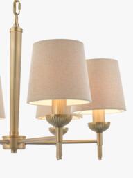 Laura Ashley Sullivan 6 Arm Pendant Ceiling Light, Champagne - thumbnail 5