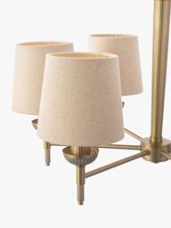Laura Ashley Sullivan 6 Arm Pendant Ceiling Light, Champagne - thumbnail 6