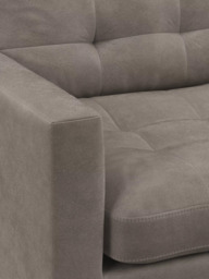 John Lewis Draper II Leather Armchair, Light Leg - thumbnail 6