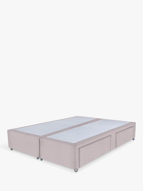 John Lewis Non-Sprung Upholstered 4 Drawer Divan Base, Super King Size - image 1