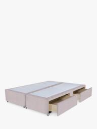 John Lewis Non-Sprung Upholstered 4 Drawer Divan Base, Super King Size - thumbnail 2