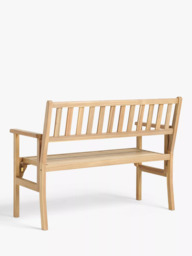 John Lewis Acacia Wood Foldable 2-Seater Garden Bench, Natural - thumbnail 4