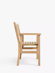 John Lewis Acacia Wood Foldable 2-Seater Garden Bench, Natural - thumbnail 3