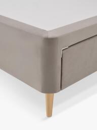 Silentnight Non-Sprung Upholstered  2 Drawer Slimline Divan Base, King Size - thumbnail 4