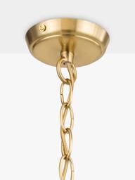 John Lewis Textured Glass Pendant Ceiling Light, Antique Brass - thumbnail 6