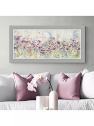 John Lewis Catherine Stephenson 'Meadow Of Wild Flowers' Embellished Framed Print, 63 x 129cm, Multi - thumbnail 2