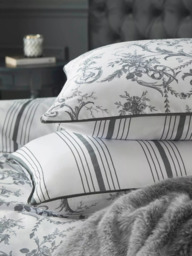 Laura Ashley Tuileries Reversible 200 Thread Count Duvet Cover Set - thumbnail 3