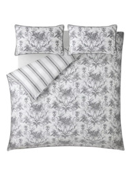 Laura Ashley Tuileries Reversible 200 Thread Count Duvet Cover Set - thumbnail 2