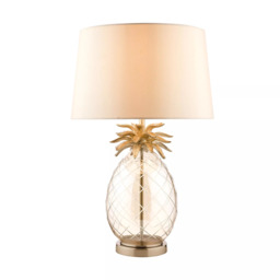 Laura Ashley Pineapple Glass Large Table Lamp - thumbnail 3