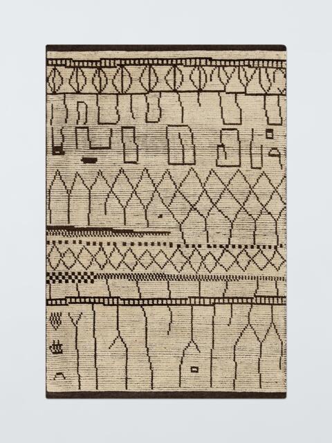 John Lewis Modern Berber Wool Rich Rug, Natural - image 1