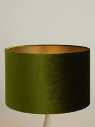 John Lewis Jenny Velvet Cylinder Lampshade