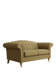 Laura Ashley Gloucester Medium 2 Seater Sofa, Oak Leg - thumbnail 1