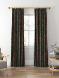 Clarke & Clarke Ombre Made to Measure Curtains or Roman Blind, Orange - thumbnail 3