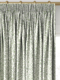 Morris & Co. Lily Leaf Made to Measure Curtains or Roman Blind, Forest - thumbnail 2