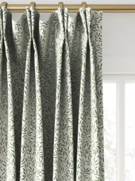 Morris & Co. Lily Leaf Made to Measure Curtains or Roman Blind, Forest - thumbnail 4
