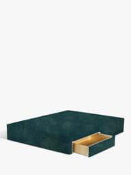 John Lewis Pocket Sprung Upholstered 2 Drawer Divan Base, Double