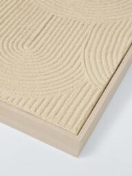 John Lewis 'Sculptured Sands' Hand Painted Framed Wall Art, Set of 2, 100 x 40cm, Natural - thumbnail 2