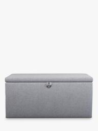 John Lewis Emily Upholstered Ottoman Storage Box - thumbnail 3