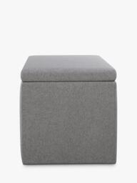 John Lewis Emily Upholstered Ottoman Storage Box - thumbnail 4