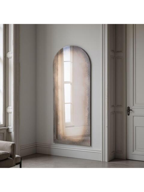 Yearn Tribeca Antiqued Full-Length Arched Wall Mirror, 170 x 70cm, Black - image 1