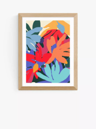 EAST END PRINTS 83 Oranges 'Where Flowers Blossom' Framed Print