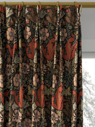 Morris & Co. Compton Made to Measure Curtains or Roman Blind, Faded Terracotta - thumbnail 4