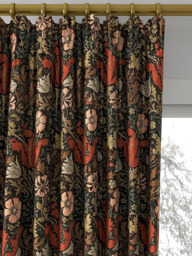 Morris & Co. Compton Made to Measure Curtains or Roman Blind, Faded Terracotta - thumbnail 2