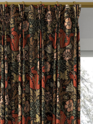 Morris & Co. Compton Made to Measure Curtains or Roman Blind, Faded Terracotta - thumbnail 6