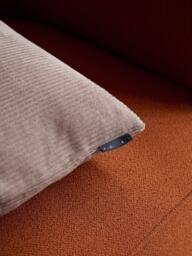 The Conran Shop Miller Corduroy Velvet Cushion Cover, Mink - thumbnail 3