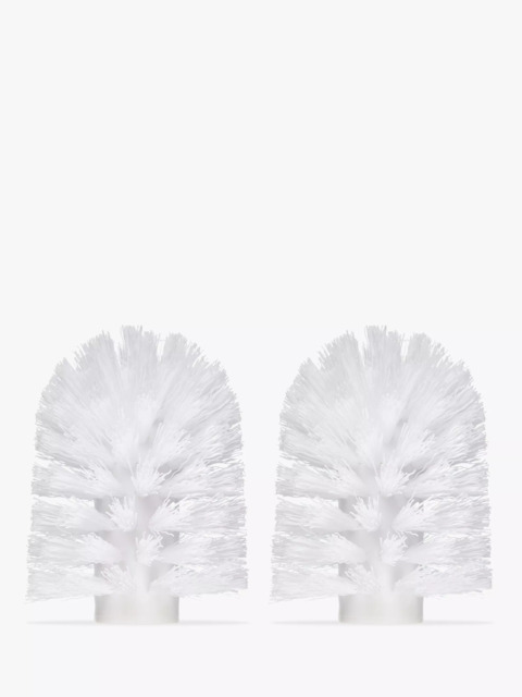 John Lewis Spare Toilet Brush Head, Medium, 70mm, Pack of 2