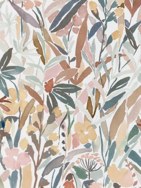 John Lewis Penelope Floral Made to Measure Curtains or Roman Blind, Plaster - image 1