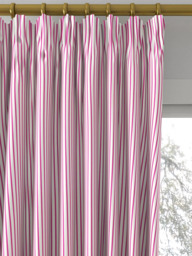 Harlequin x Sophie Robinson Ribbon Stripe Made to Measure Curtains or Roman Blind, Spinel - thumbnail 2