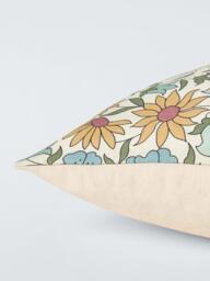 Liberty London Poppy Cushion, Meadow Field - thumbnail 4