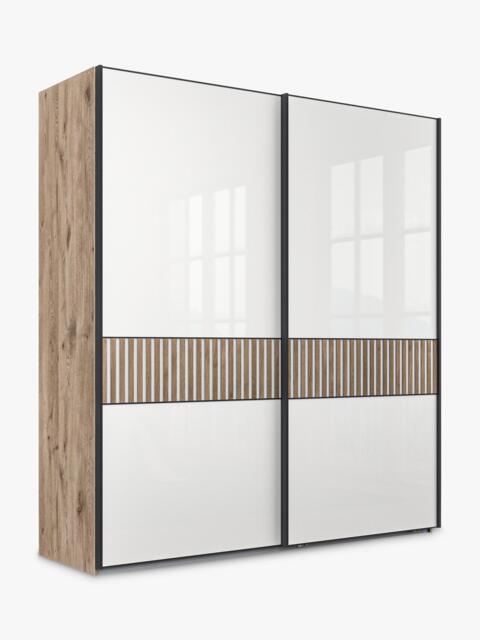 John Lewis Newlyn 2m Sliding Wardrobe with 2 Glass Doors - image 1