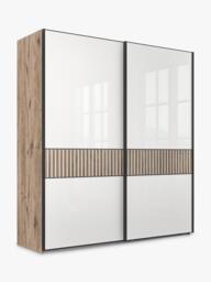 John Lewis Newlyn 2m Sliding Wardrobe with 2 Glass Doors