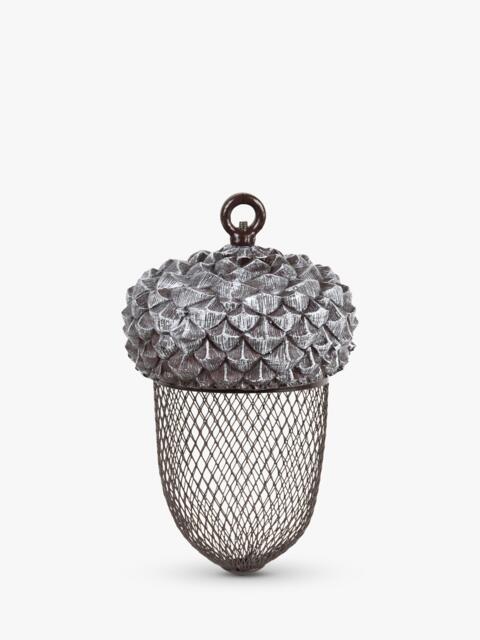 Fallen Fruits Acorn Bird Feeder, Grey - image 1