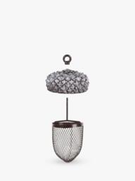Fallen Fruits Acorn Bird Feeder, Grey - thumbnail 2