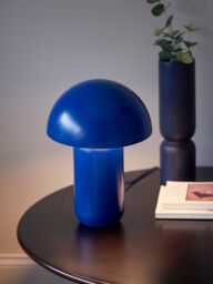 John Lewis Mushroom Dimmable Extra Large Table Lamp, Dark Taupe - thumbnail 2