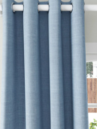 John Lewis Textured Weave Pair Blackout Lined Eyelet Curtains - thumbnail 5