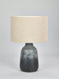 Pacific Vulcan Stoneware Table Lamp, Grey - thumbnail 2