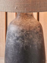 Pacific Vulcan Stoneware Table Lamp, Grey - thumbnail 5