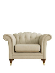 Laura Ashley Gloucester Armchair, Teak Leg - thumbnail 3