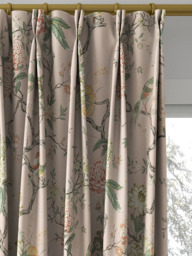 GP & J Baker Oriental Bird Made to Measure Curtains or Roman Blind, Blush - thumbnail 4