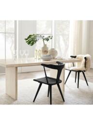 Pottery Barn Westan Dining Chair, Set of 2, Black - thumbnail 5