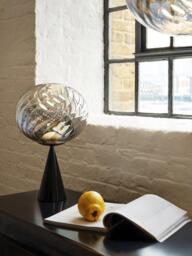 Tom Dixon Whirl Table Lamp, Silver/Black - thumbnail 2