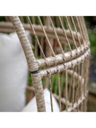 Gallery Direct Avena Wicker Garden Egg Chair, Natural - thumbnail 4