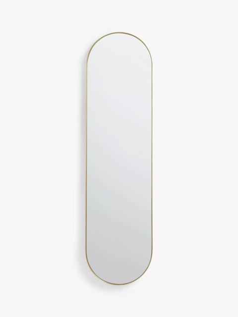 John Lewis Scandi Metal Lozenge Mirror, 122 x 30cm - image 1