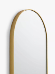 John Lewis Scandi Metal Lozenge Mirror, 122 x 30cm - thumbnail 2
